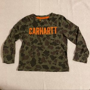 Carhartt Toddler Camo Long Sleeve Shirt